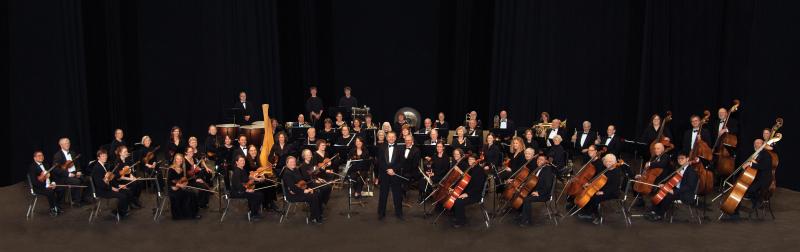 The full Midcoast Symphony Orchestra
